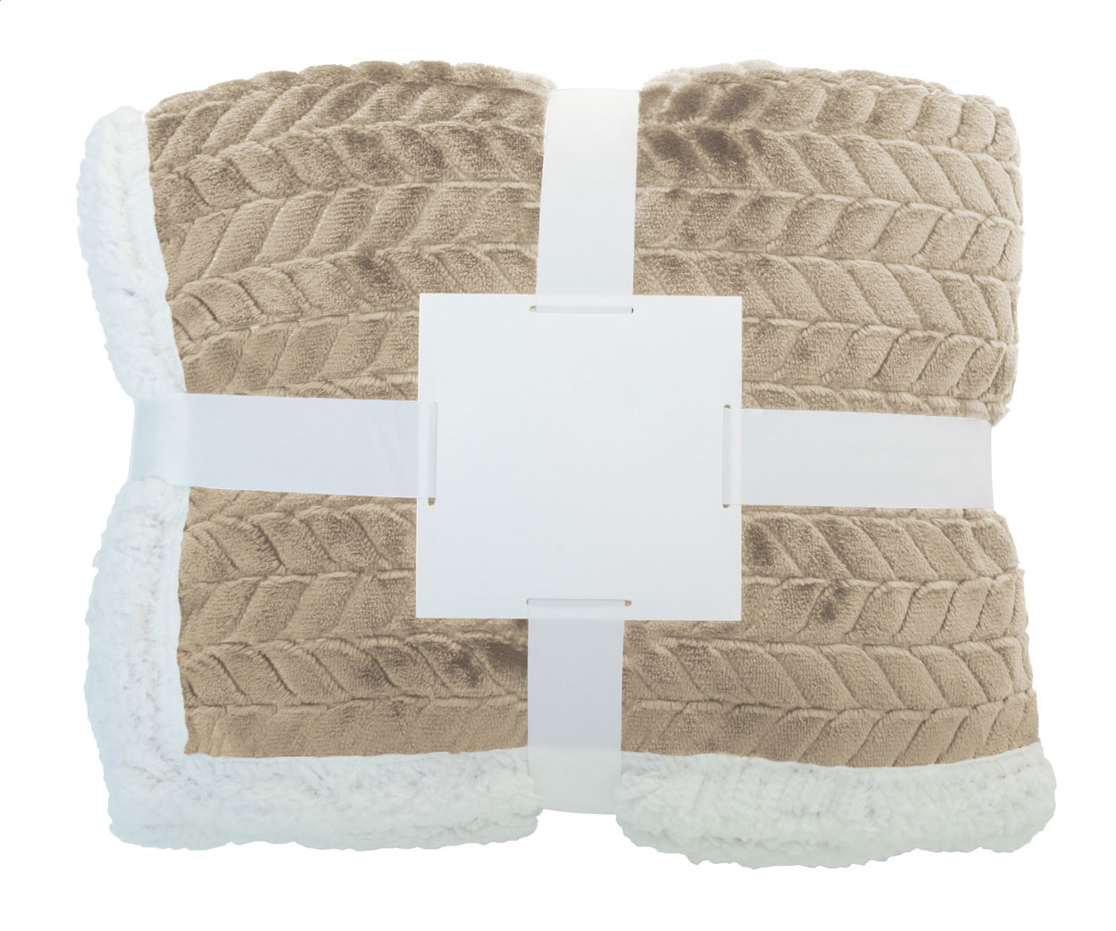 Fleecová deka FOGLIO z RPET materiálu