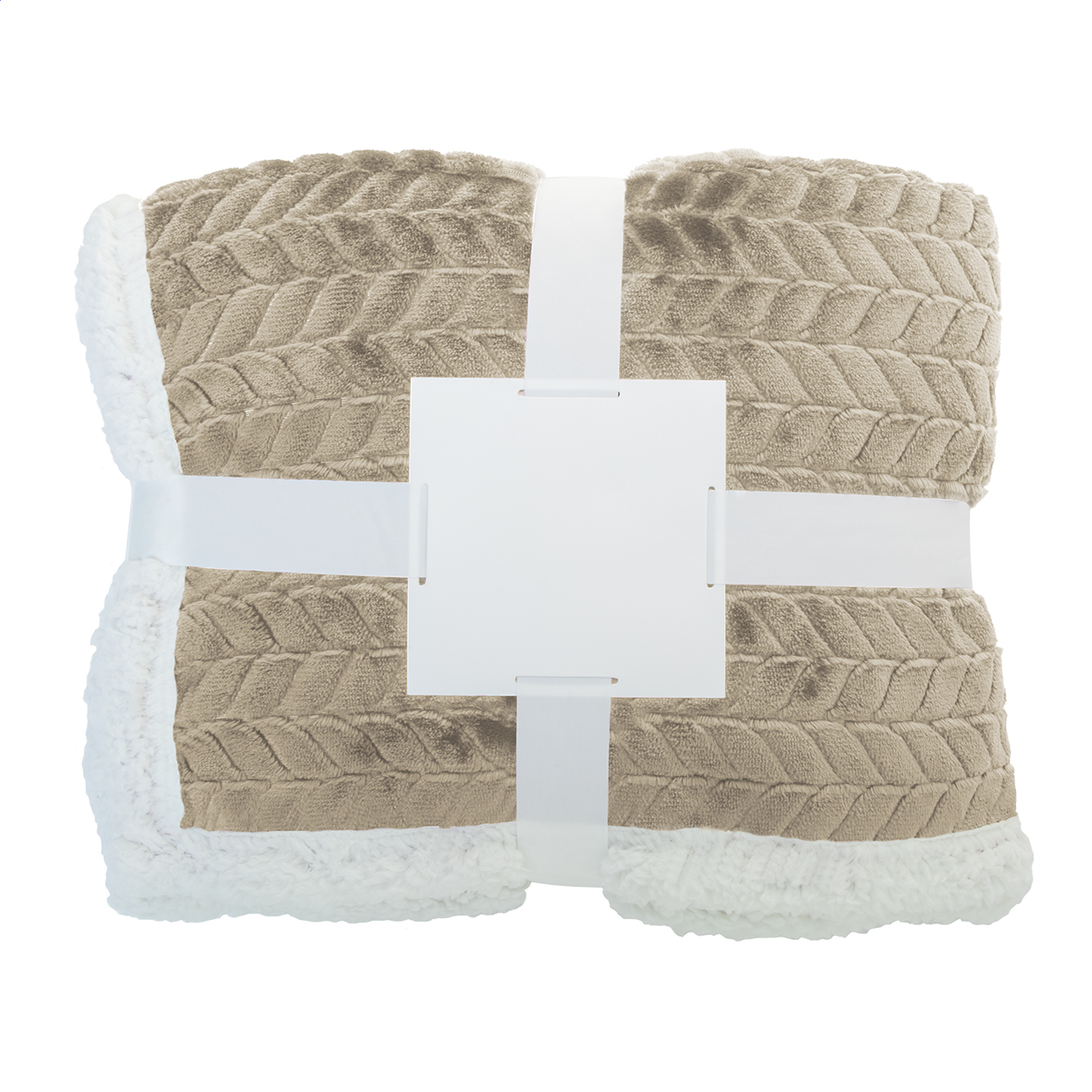 Fleecová deka FOGLIO z RPET materiálu