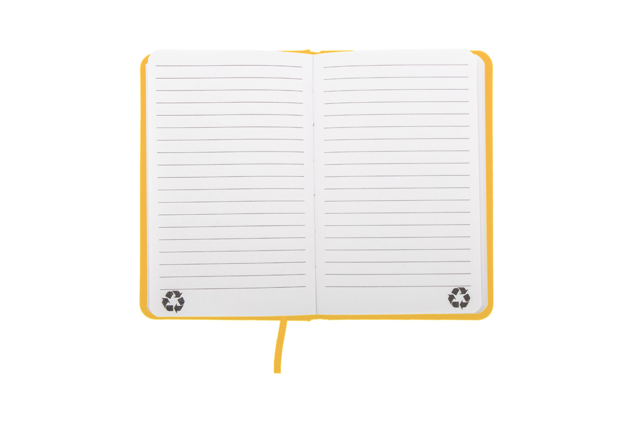 Linkovaný zápisník REPUK LINE, formát A6 - žlutá Linkovaný zápisník REPUK LINE, formát A6 - žlutá