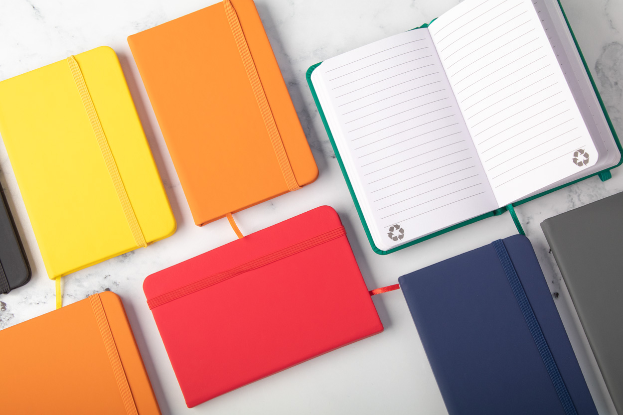 Linkovaný zápisník REPUK LINE, formát A6 - žlutá Linkovaný zápisník REPUK LINE, formát A6 - žlutá