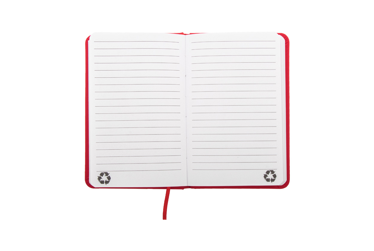 Linkovaný zápisník REPUK LINE, formát A6 - červená Linkovaný zápisník REPUK LINE, formát A6 - červená