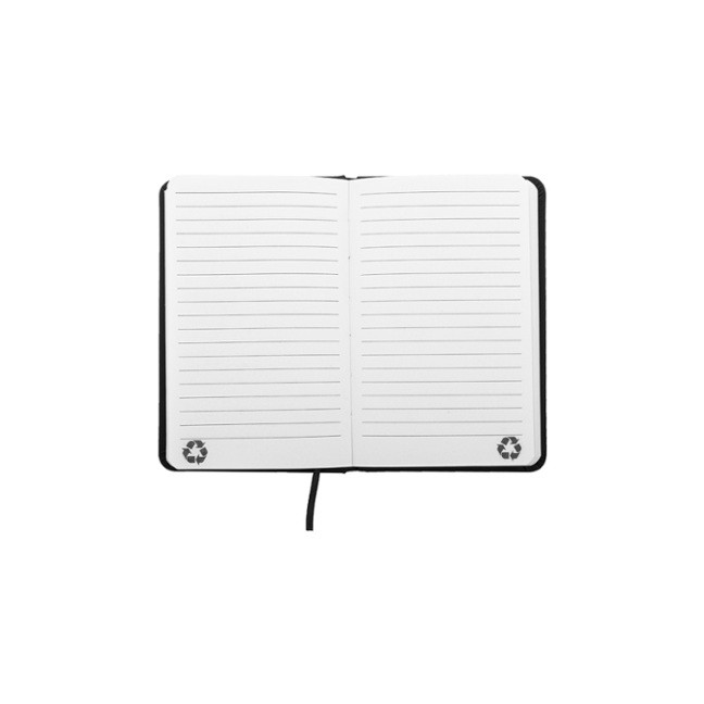 Linkovaný zápisník REPUK LINE, formát A6 - černá Linkovaný zápisník REPUK LINE, formát A6 - černá