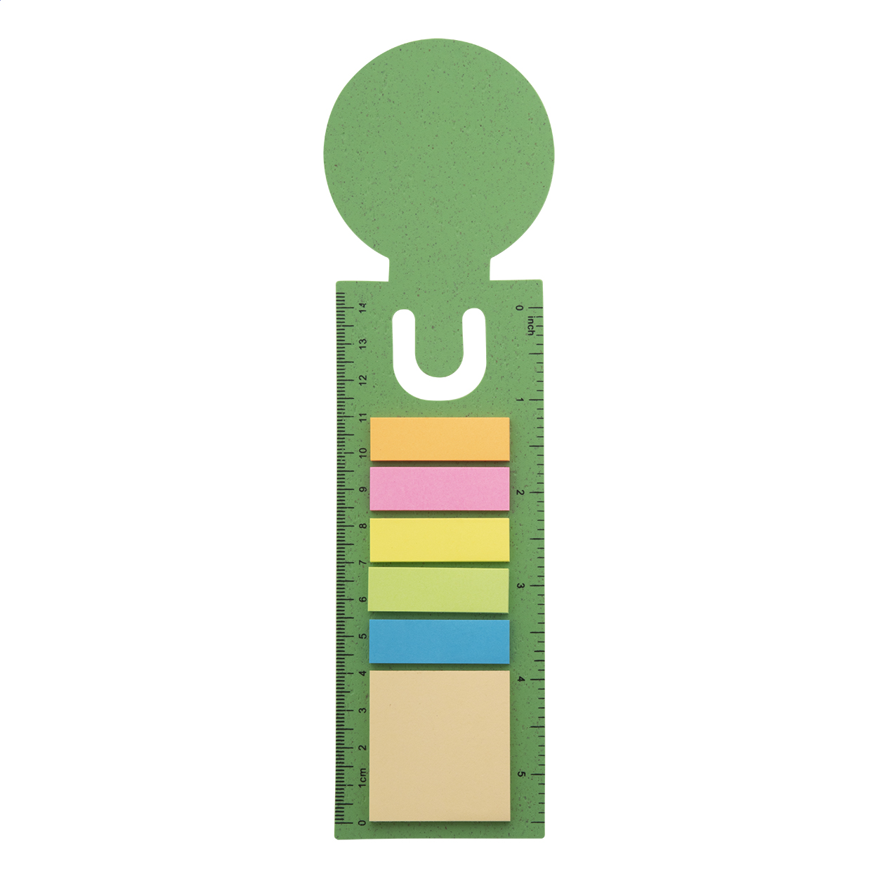 Plastová záložka do knihy WHEAMARK s poznámkovými lístky