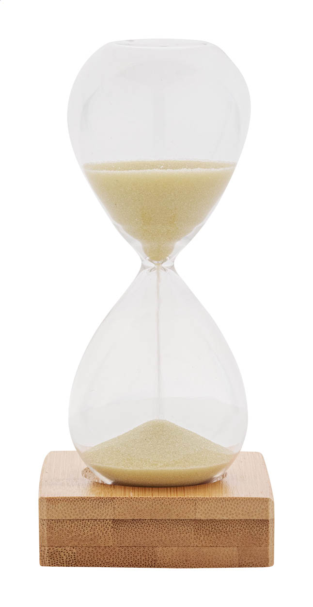 Skleněné přesýpací hodiny CHRONOS - přírodní