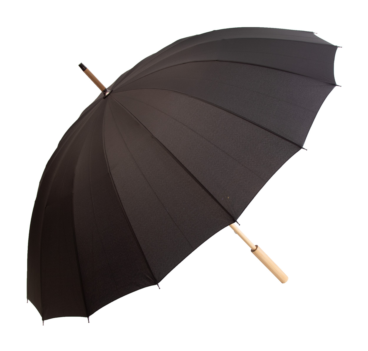 Manuální deštník TAKEBOO z recyklovaného materiálu - černá