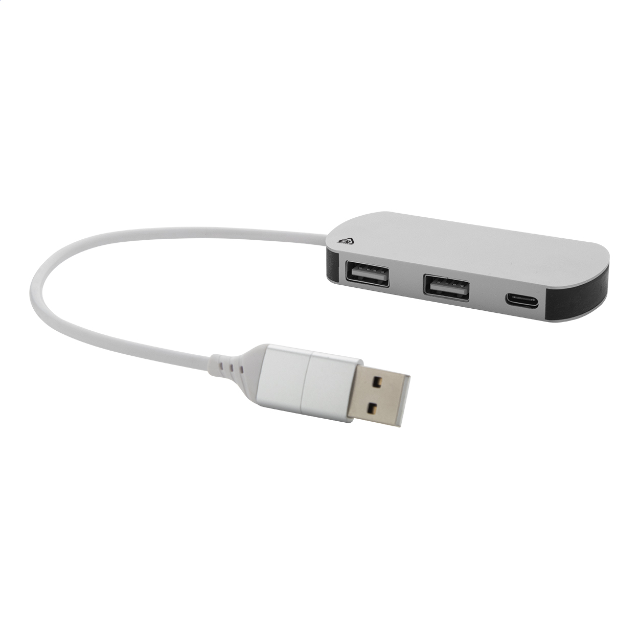Kovový USB rozbočovač RALUHUB z recyklovaného hliníku