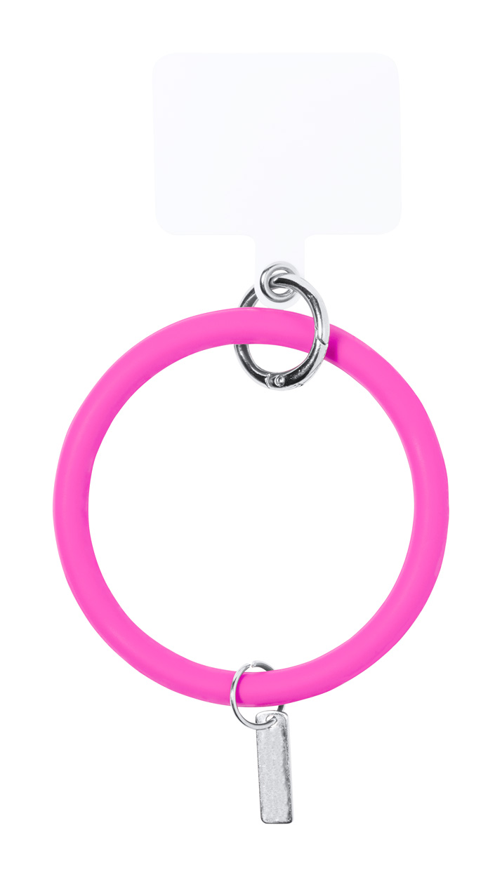 Silicone ring with mobile phone holder NAOMI