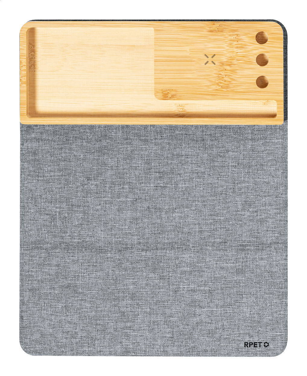 Atrova podložka pod myš s bezdrátovou nabíječkou Tmavě šedá