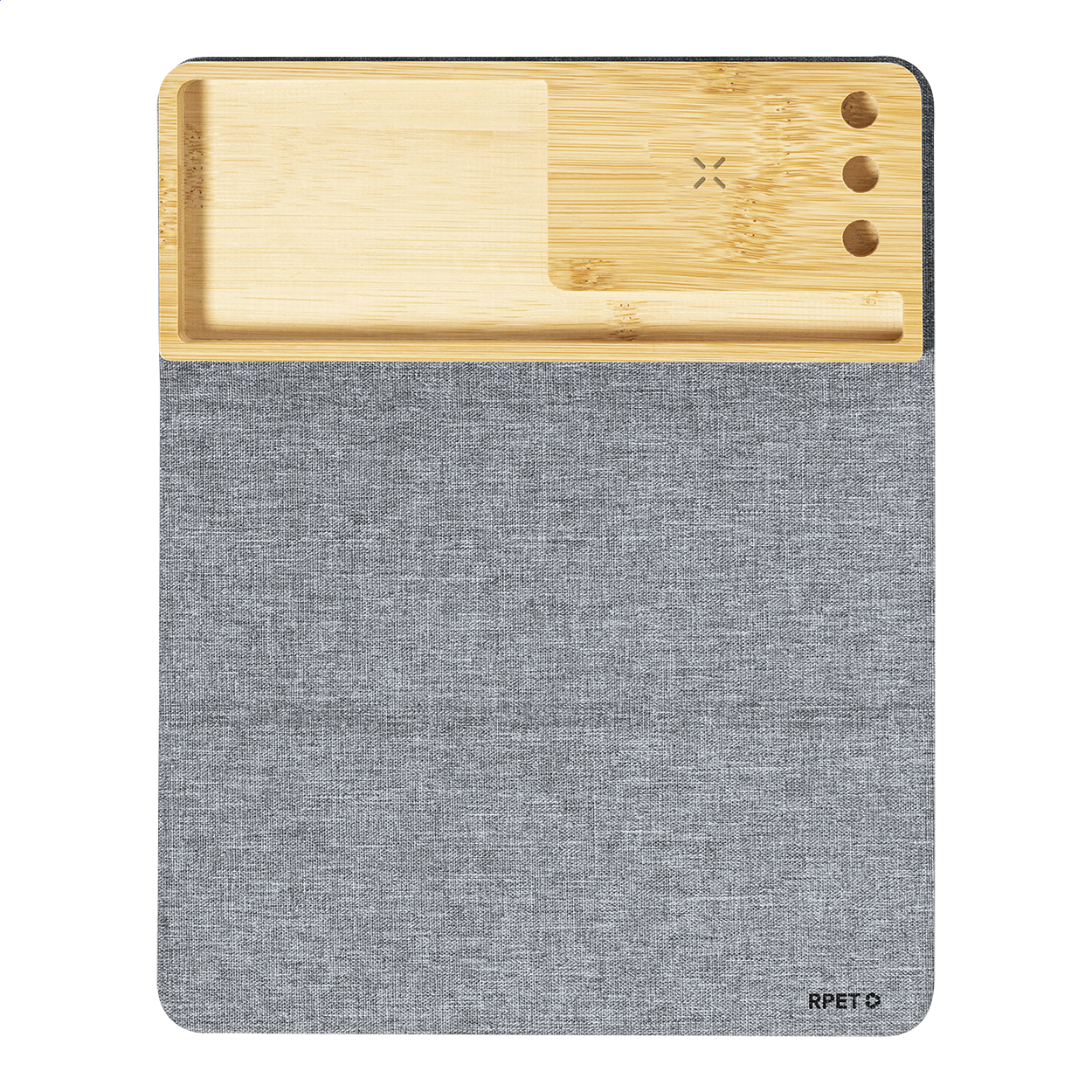 Atrova podložka pod myš s bezdrátovou nabíječkou Tmavě šedá