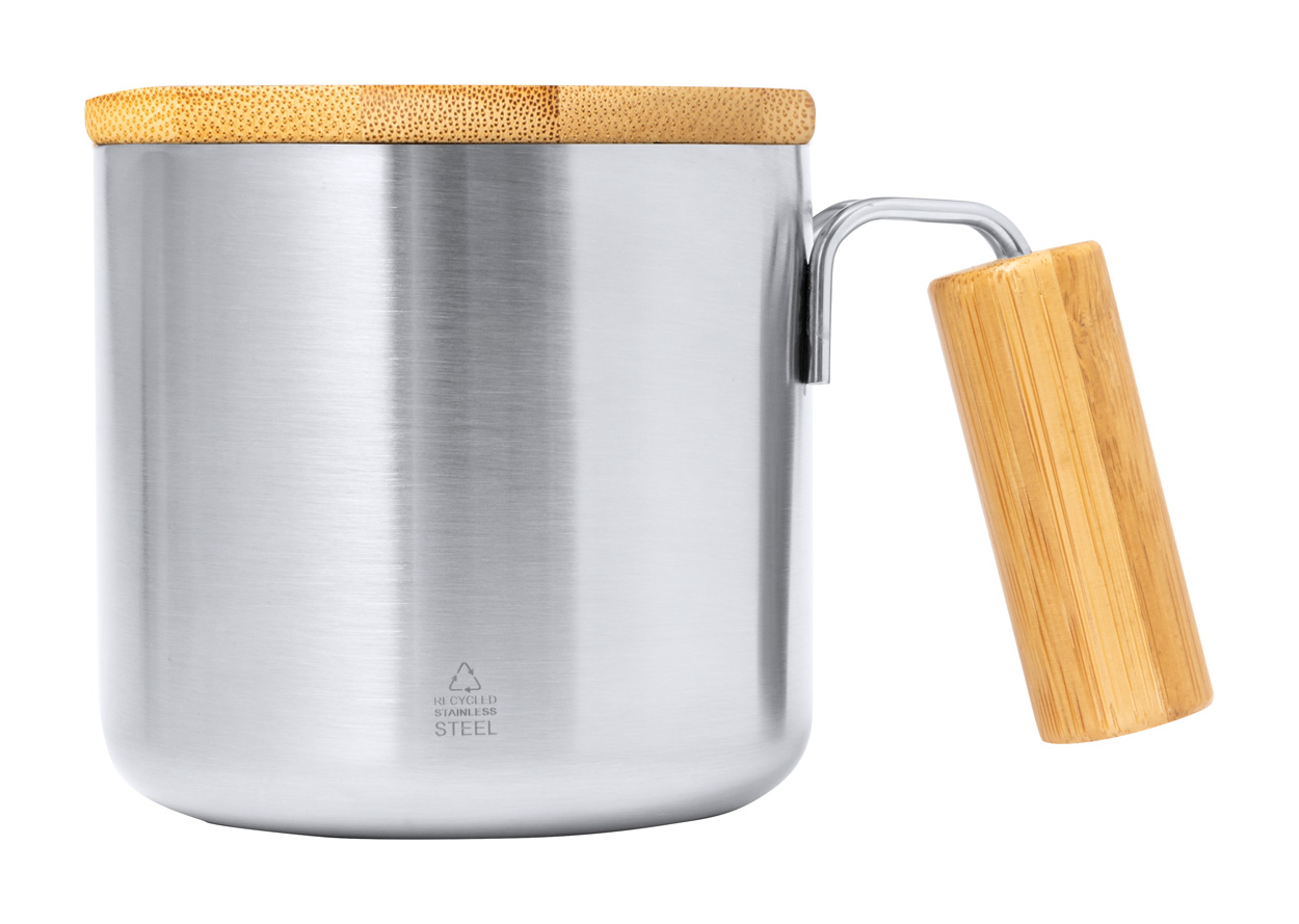 Metal thermo mug CLAIRE, 330 ml