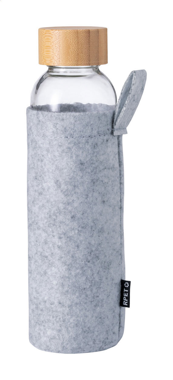 Tokol skleněná láhev Tmavě šedá