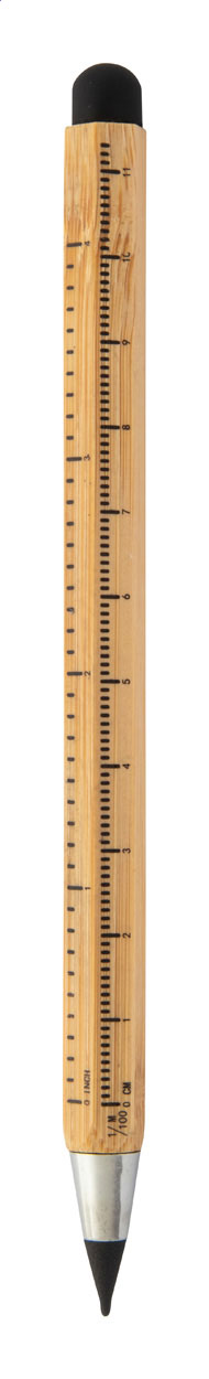 Bambusové bezinkoustvé pero s pravítkem BOLOID - přírodní