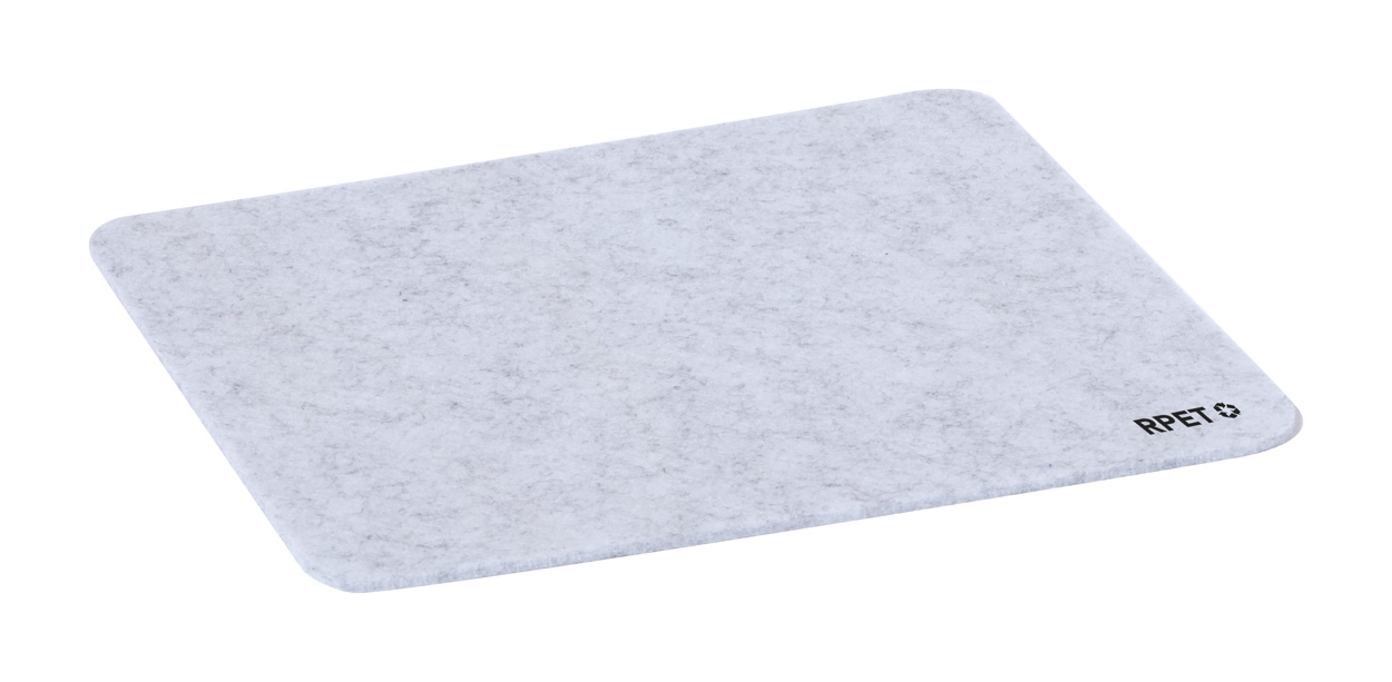 Mouse pad LENA made of recycled material - dark grey