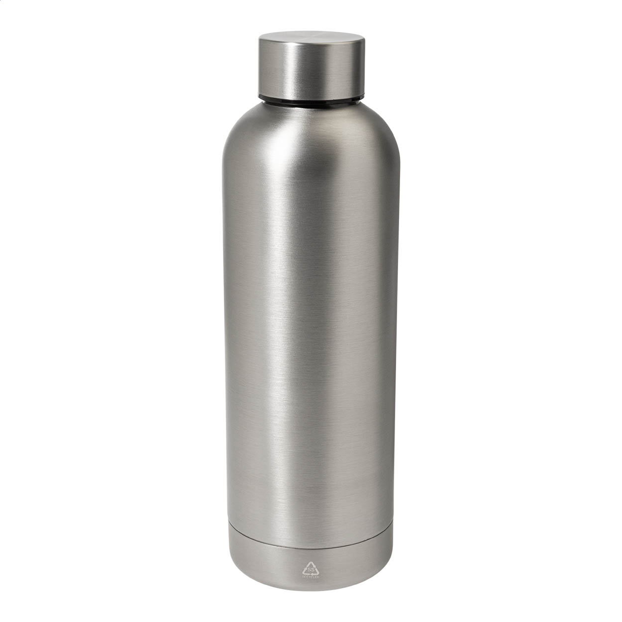 Kovová termoska PUMORI z recyklované oceli, 500 ml - stříbrná