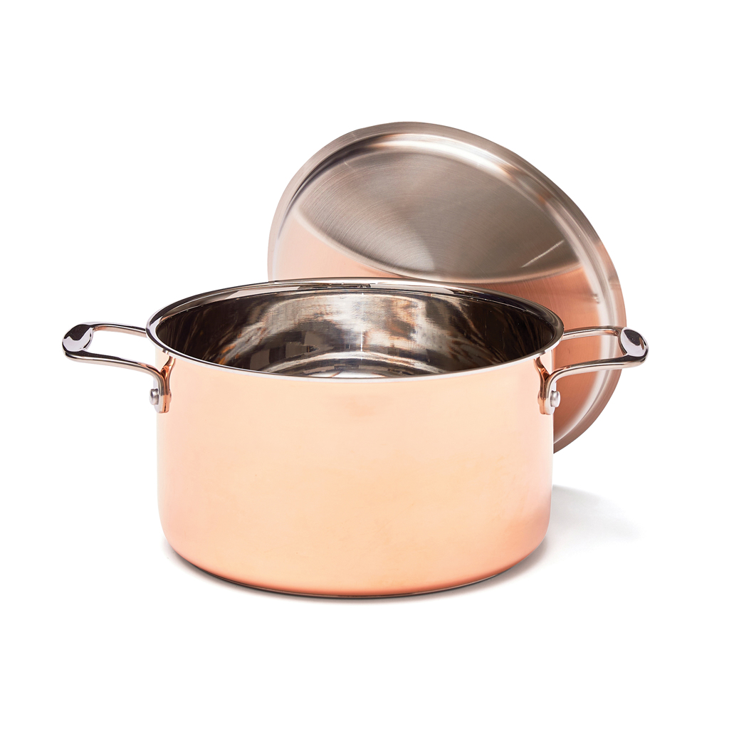 Copper pot VINGA Baron 6l - brown