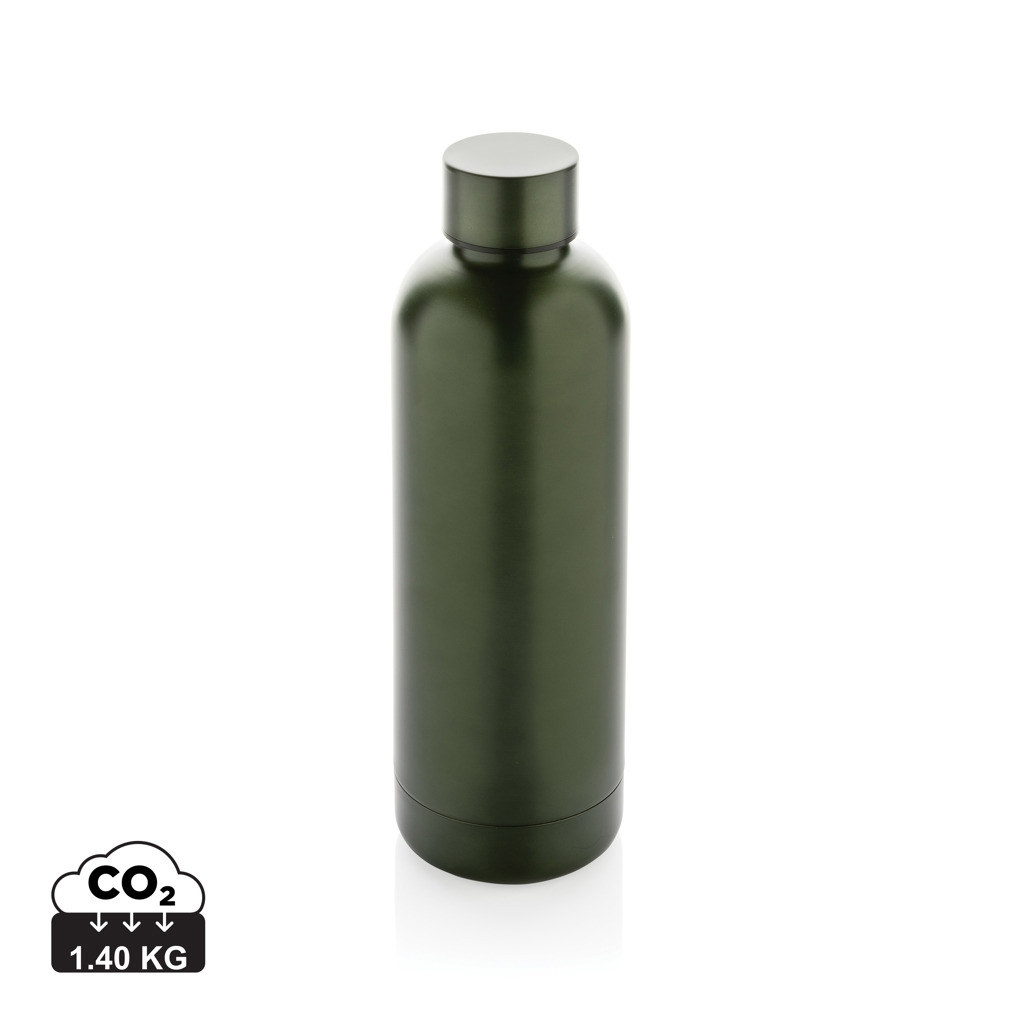 Metal thermo bottle AKELA made of recycled stainless steel, Impact collection, 500 ml