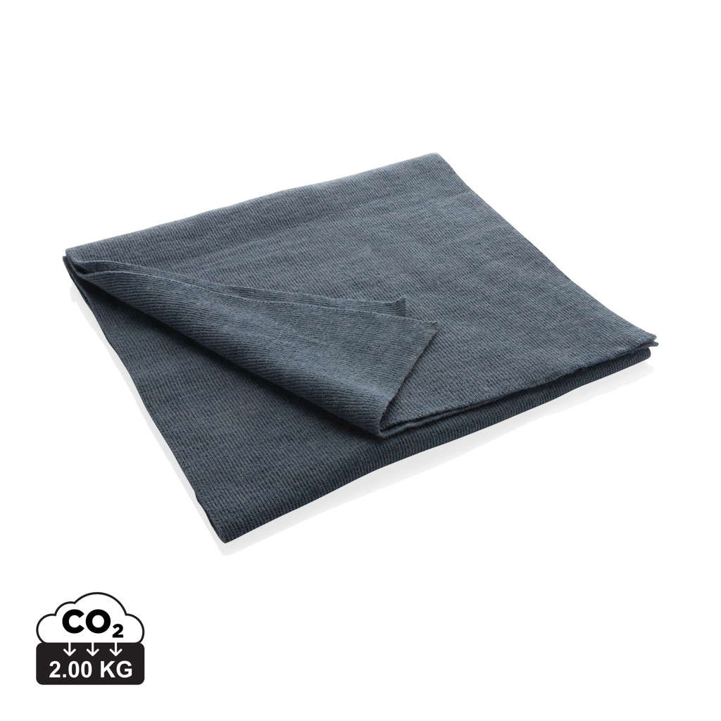 Akrylová šála GLEYS z materiálu AWARE, 180x130 cm - modrá