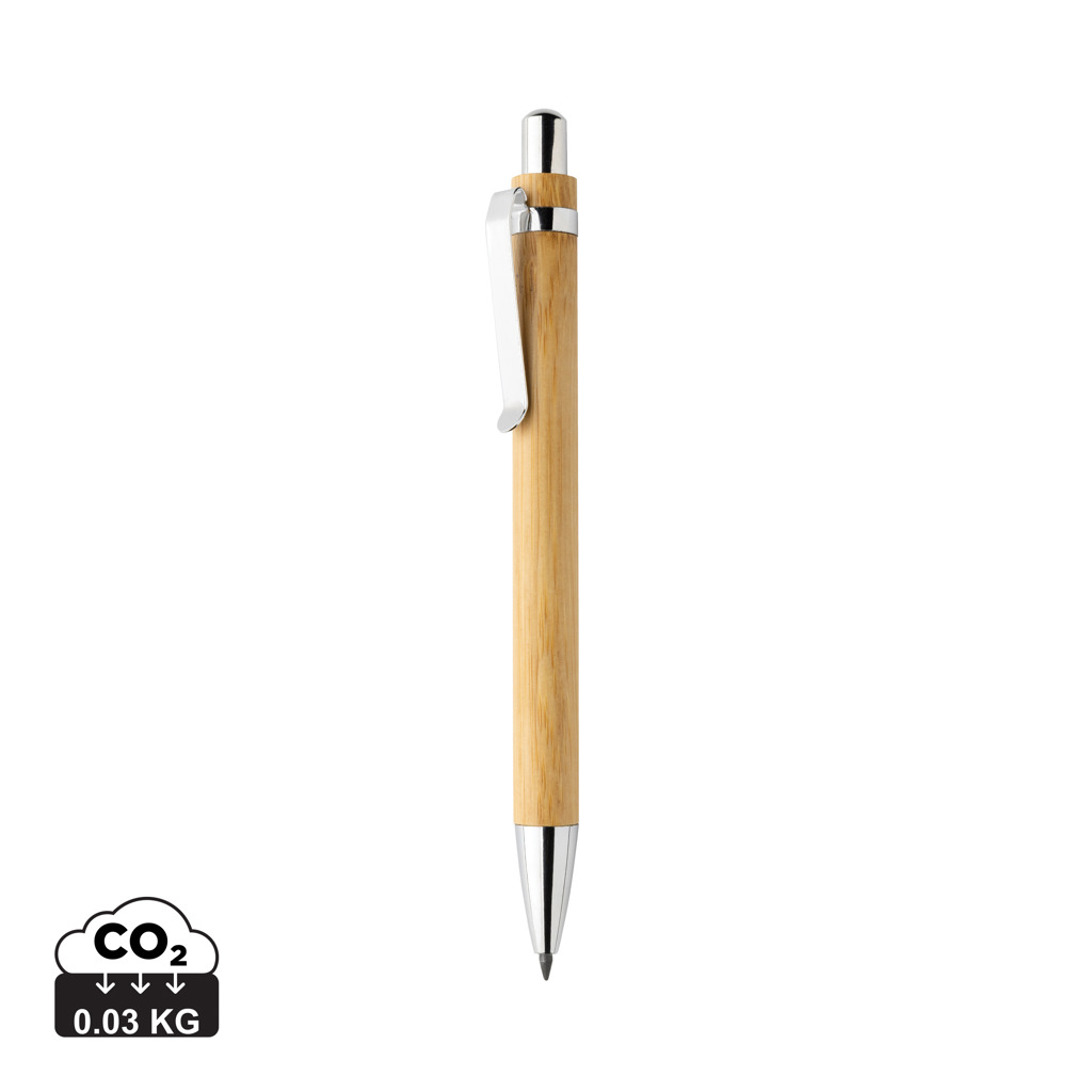 Bambusová nekonečná tužka LUSHLY - hnědá