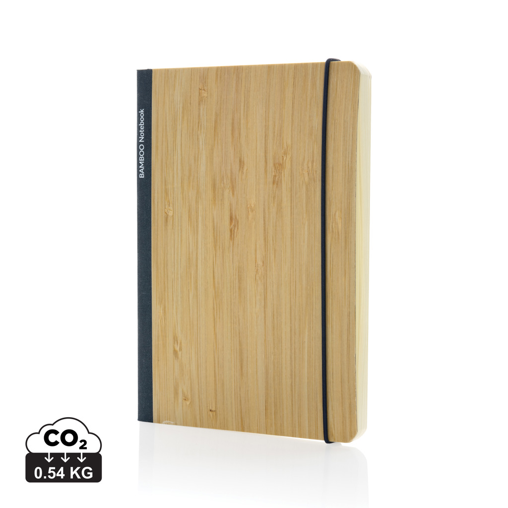 Linkovaný zápisník s měkkým bambusovým obalem EXEC, formát A5