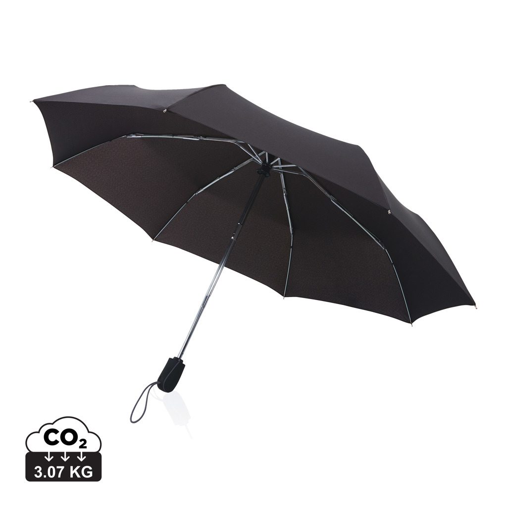 Automatický deštník Swiss Peak ELANET z recyklovaného materiálu AWARE - černá