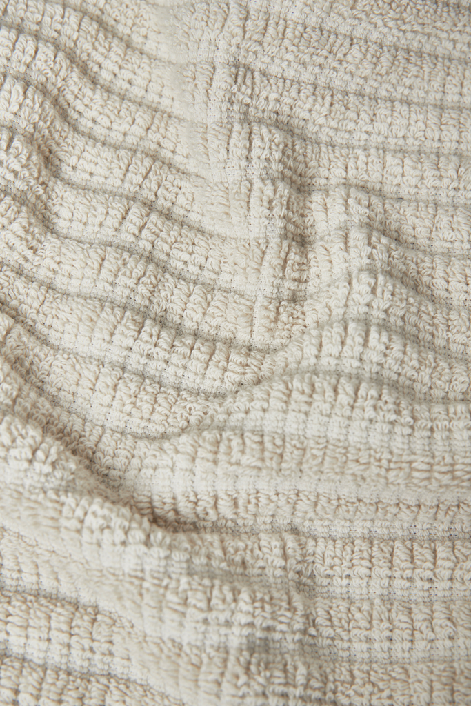 Sada ručníků a osušek VINGA Landro, 4 ks - přírodní bílá Sada ručníků a osušek VINGA Landro, 4 ks - přírodní bílá