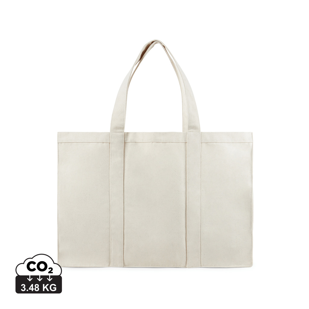 Recycled canvas maxi tote bag VINGA Hilo AWARE™
