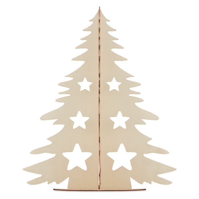 Dřevěný vánoční stromek ADAM k vybarvení - dřevěná