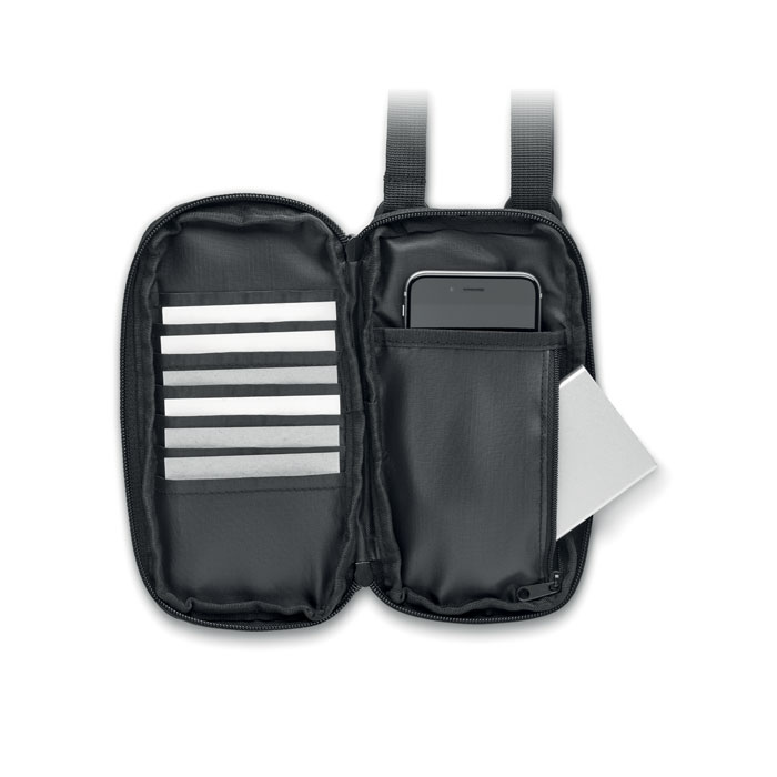 Polyesterová brašna na smartphone DONNOCK - černá