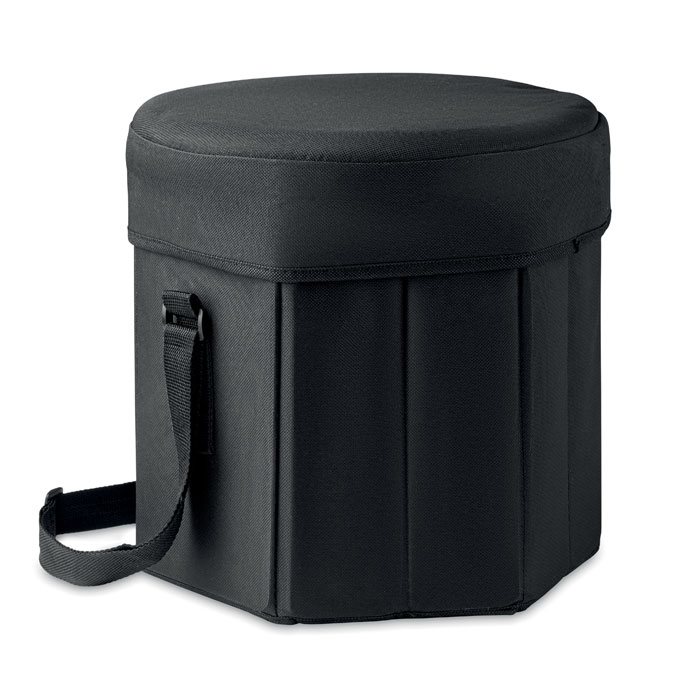 Cooling bag GIRDS with seat function - black