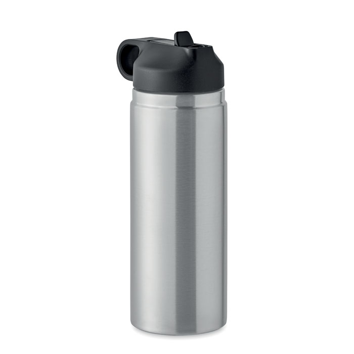 Kovová dvojstěnná lahev FIRKED s plastovým víčkem, 500 ml