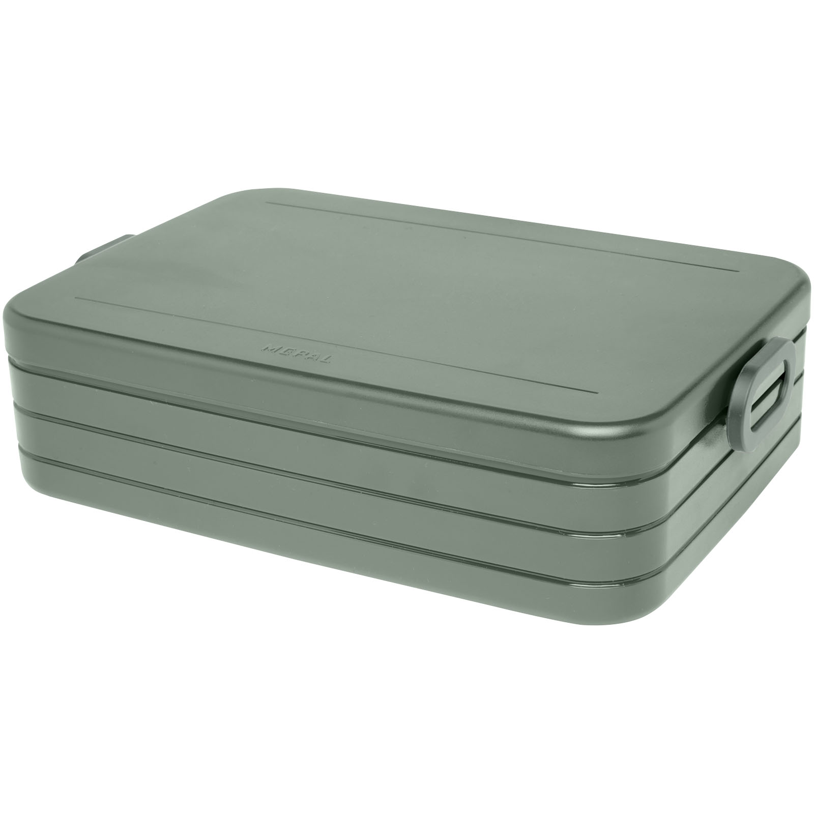 Plastic large lunch box RICHEY with inner divider, 1.5 l