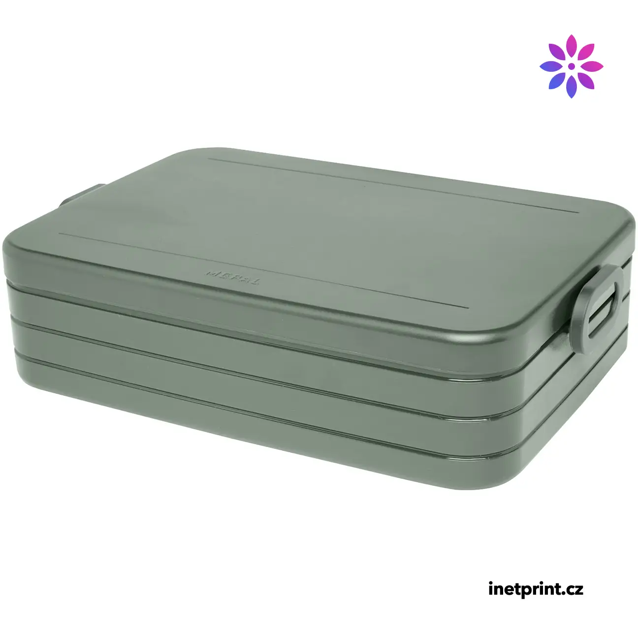 Plastový velký obědový box RICHEY s vnitřní přepážkou, 1,5 l