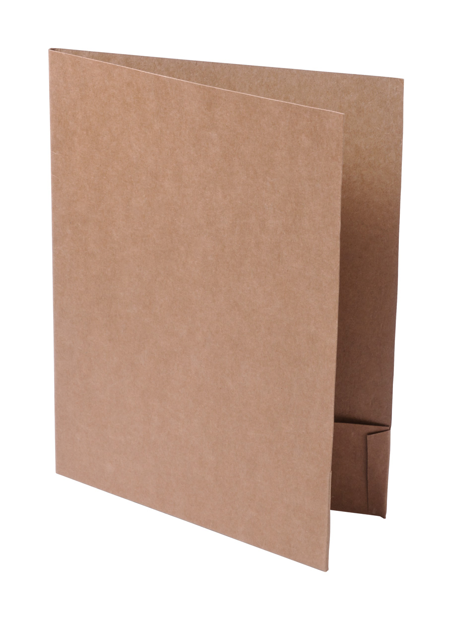 Conference folders HABORG made of recycled paper - natural
