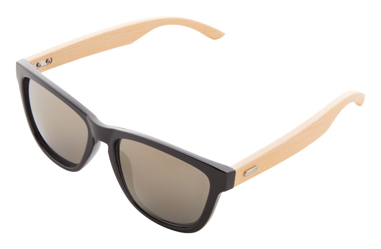 Sunglasses SUNBUS with bamboo feet - natural / black