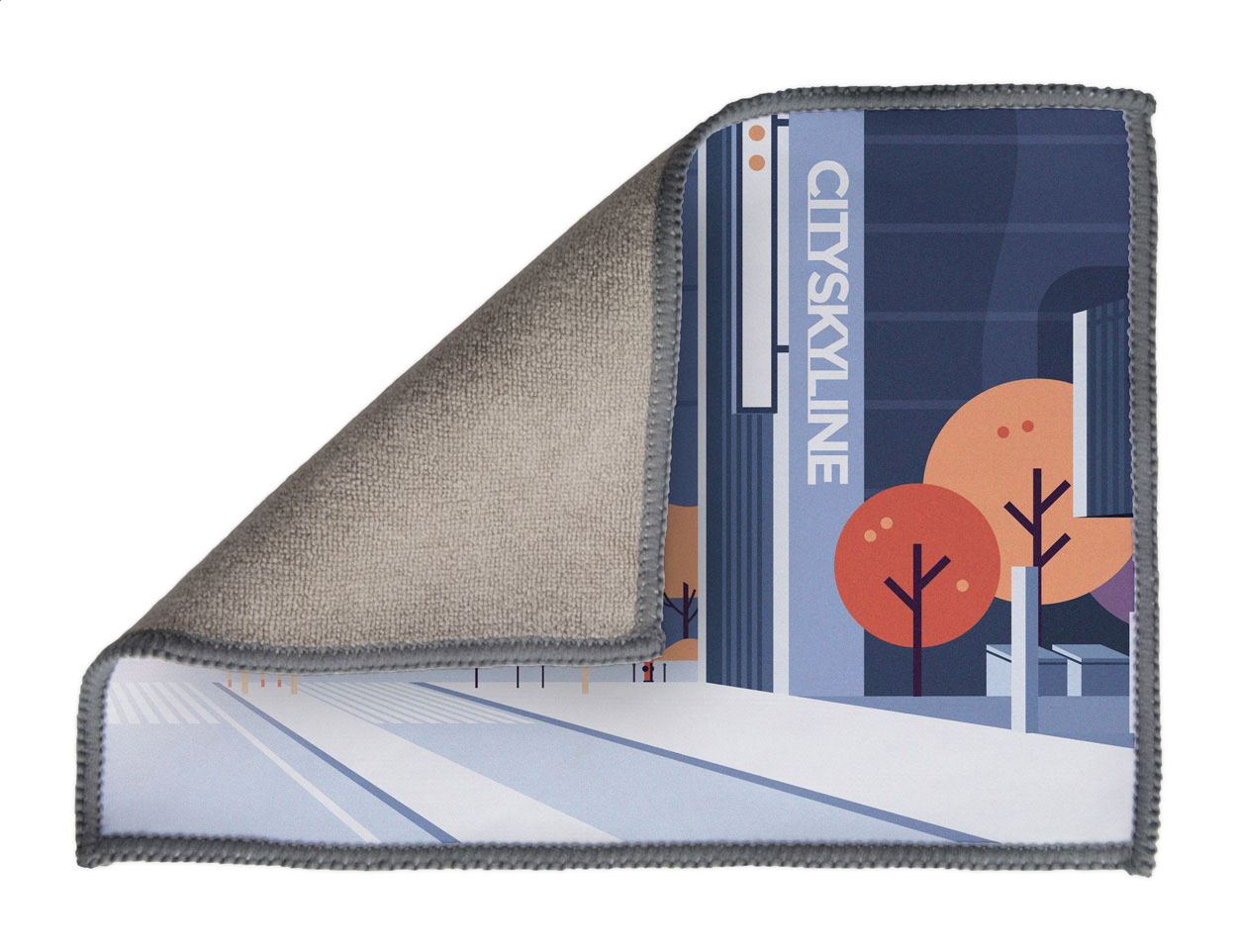 Čisticí hadřík na brýle BISIGHT - bílá