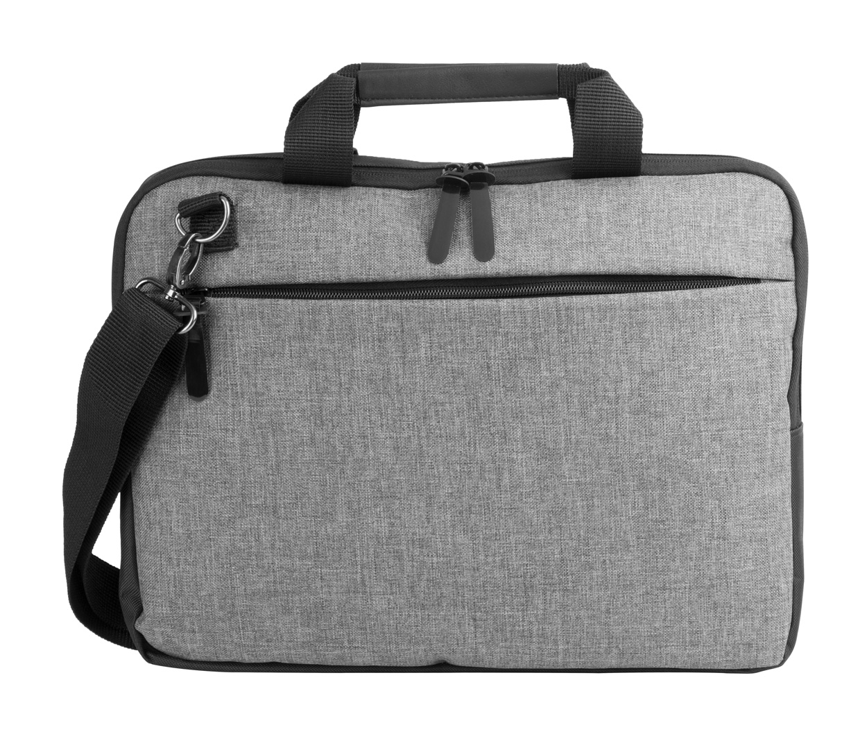 Polyester laptop bag SCUBA D - grey