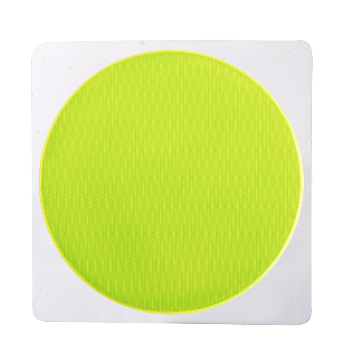 Plastic reflective sticker RANDID - safety yellow