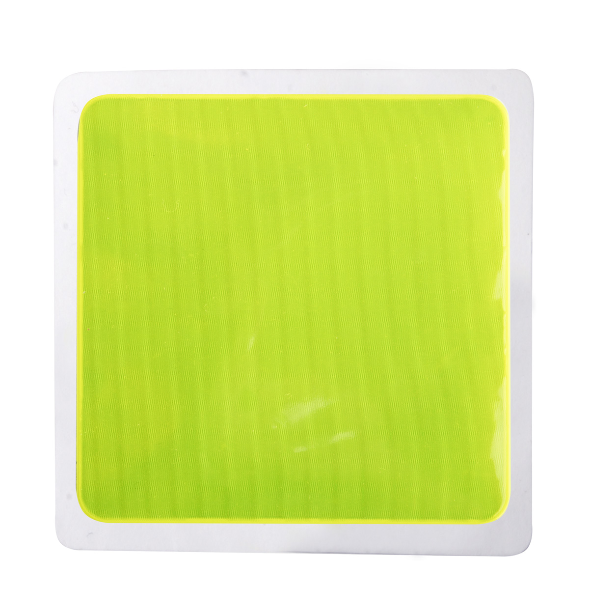 Plastic reflective sticker SQERDID - safety yellow