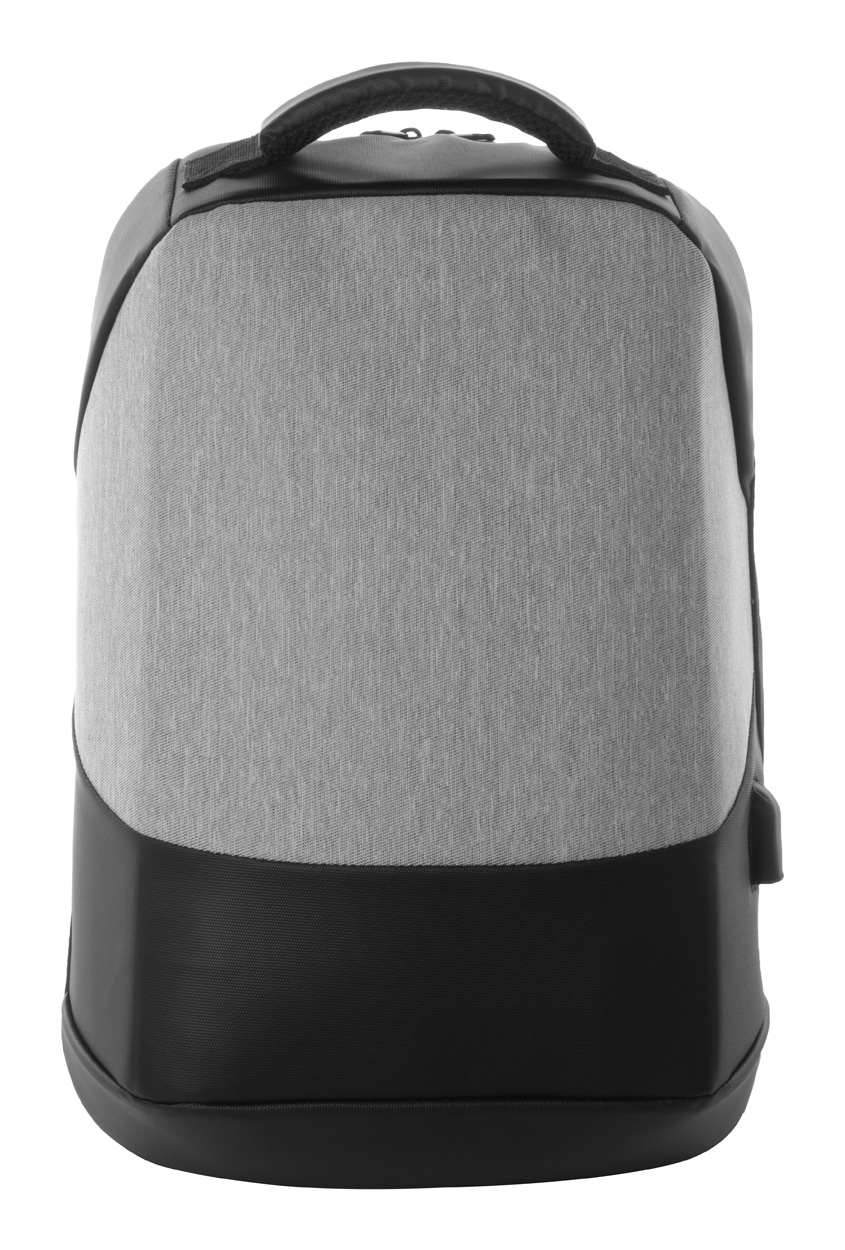 Waterproof backpack BILTRIX with anti-theft protection - grey / black