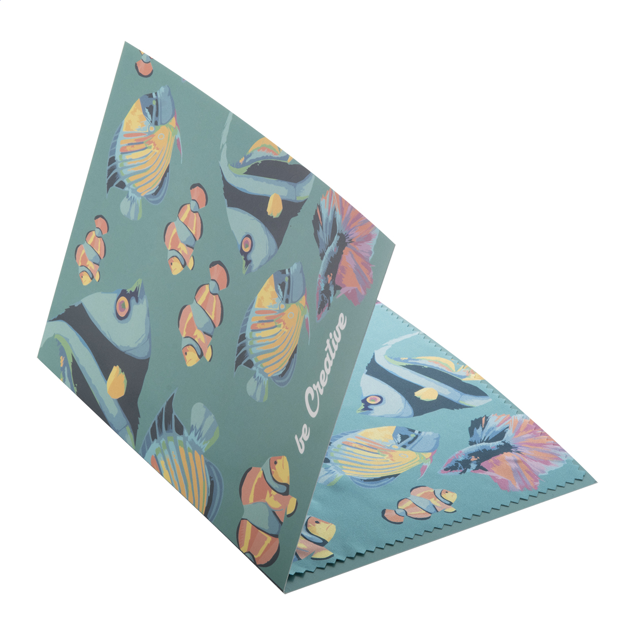 Pohlednice s hadříkem na brýle DIOPTRY MAIL - bílá