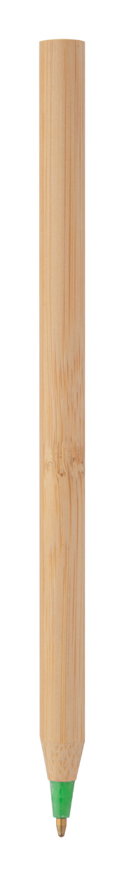 Bambusové kuličkové pero UNKOX s barevnou špičkou