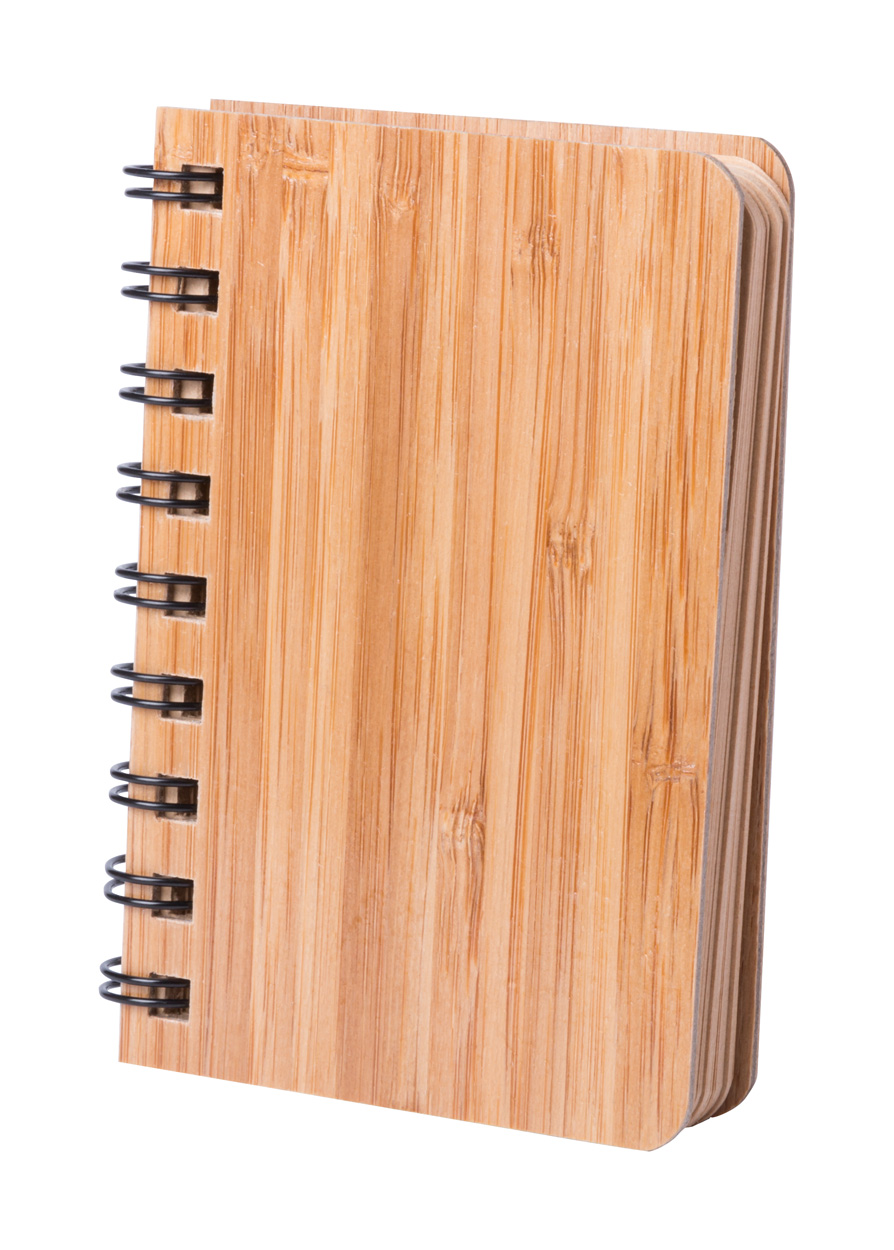Poznámkový blok LEMTUN s deskami z bambusu - přírodní