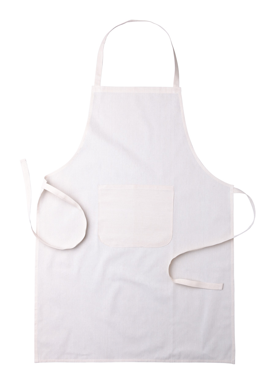 Cotton chef's apron MAYLON - beige
