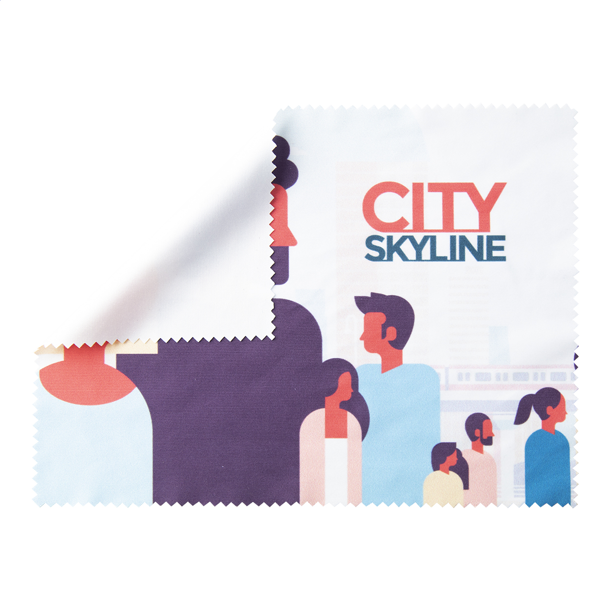 Čisticí hadřík na brýle DIOPTRY XL - bílá