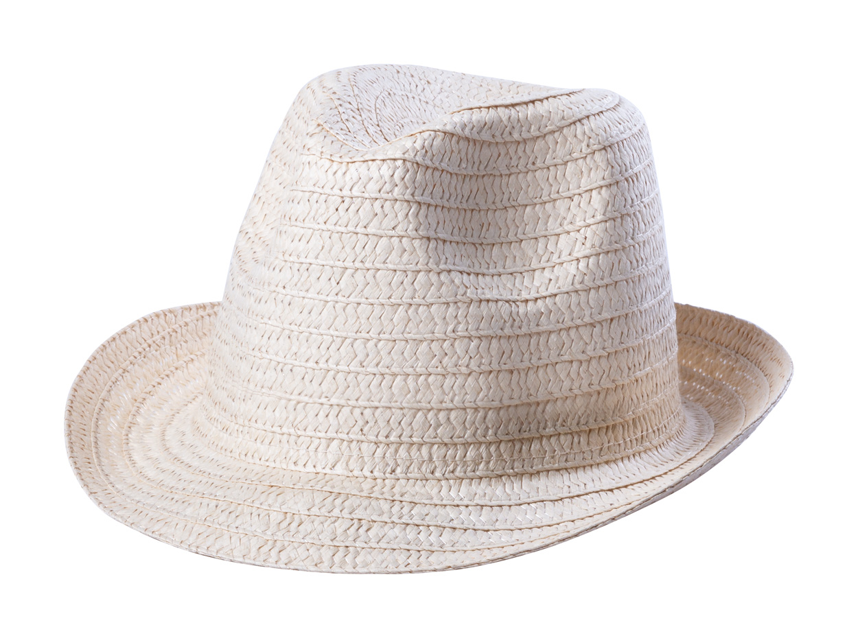 Papírový klobouk LICEM - přírodní