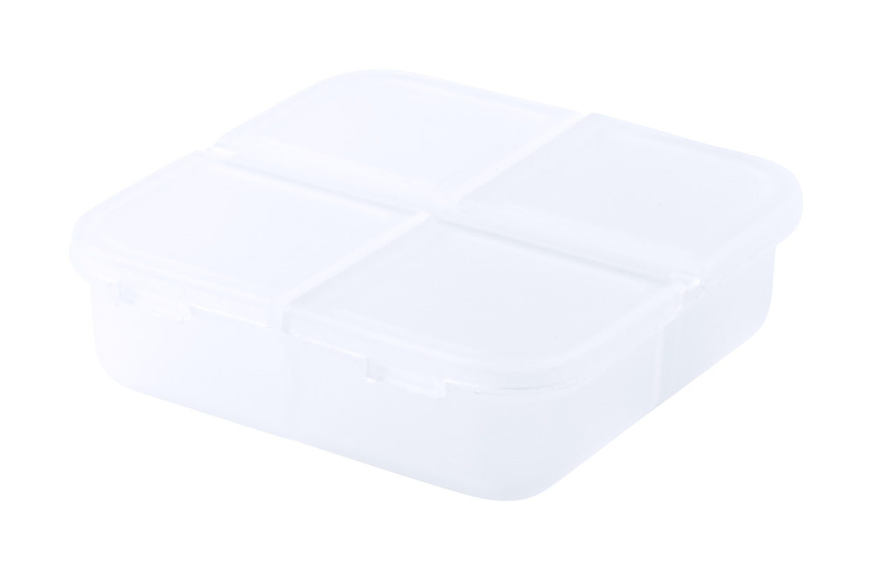 Plastový box na pilulky EDMOR - transparentní