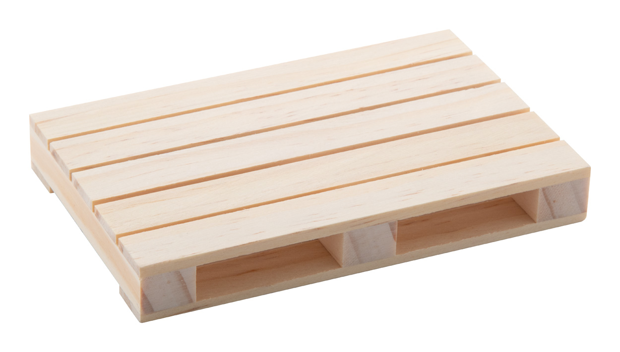Dřevěný podtácek PALET ve tvaru palety - přírodní