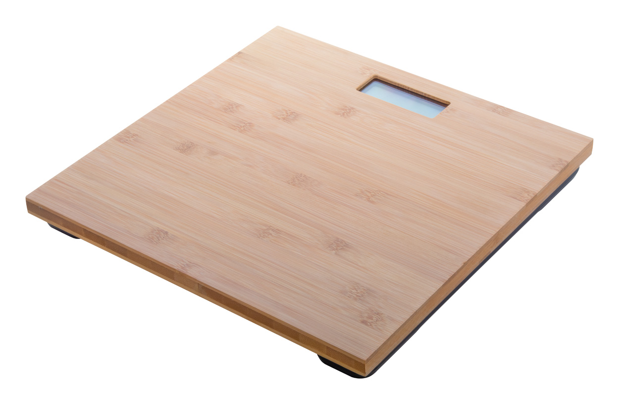 Digital bamboo personal scale BOOFIT - natural