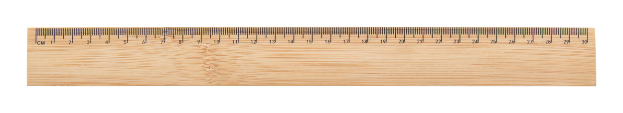 Bamboo ruler RUBUS, 30 cm - natural