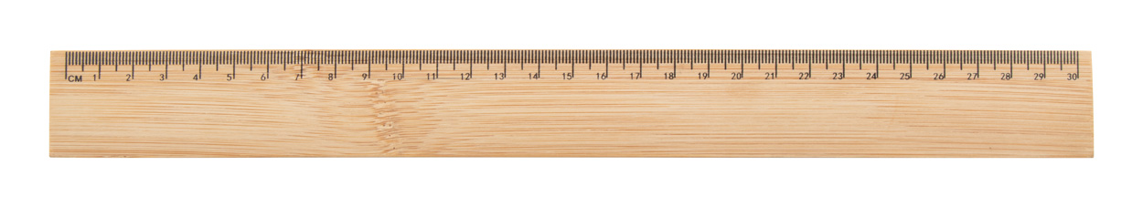 Bambusové pravítko RUBUS, 30 cm - přírodní